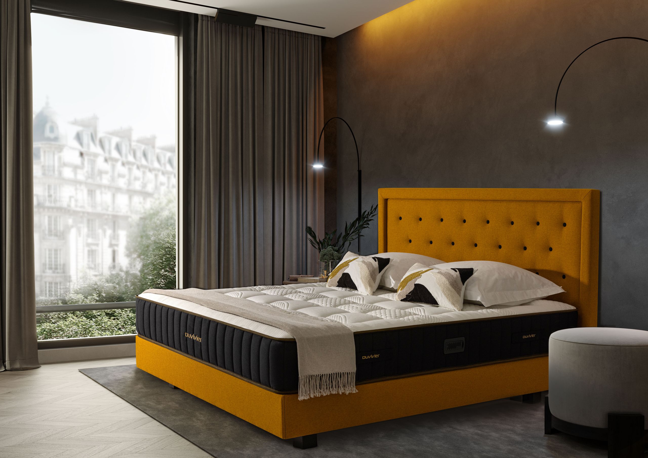 Lit complet avec matelas Haussmann